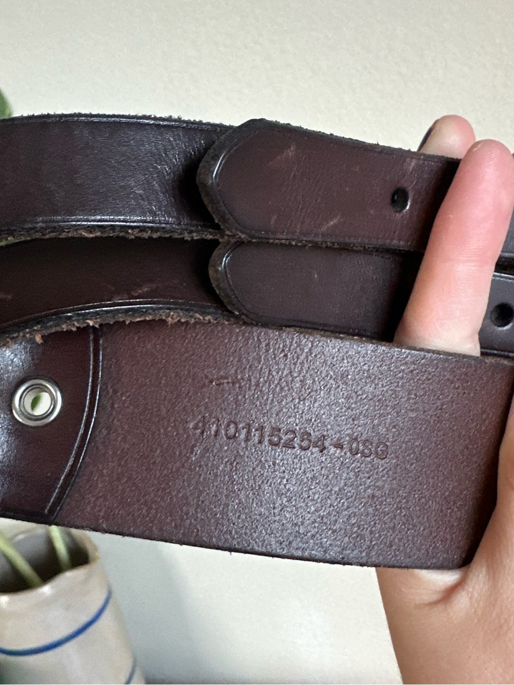 Ralph Lauren Brown Leather O Ring Buckle Strap Belt - Picture 11 of 15